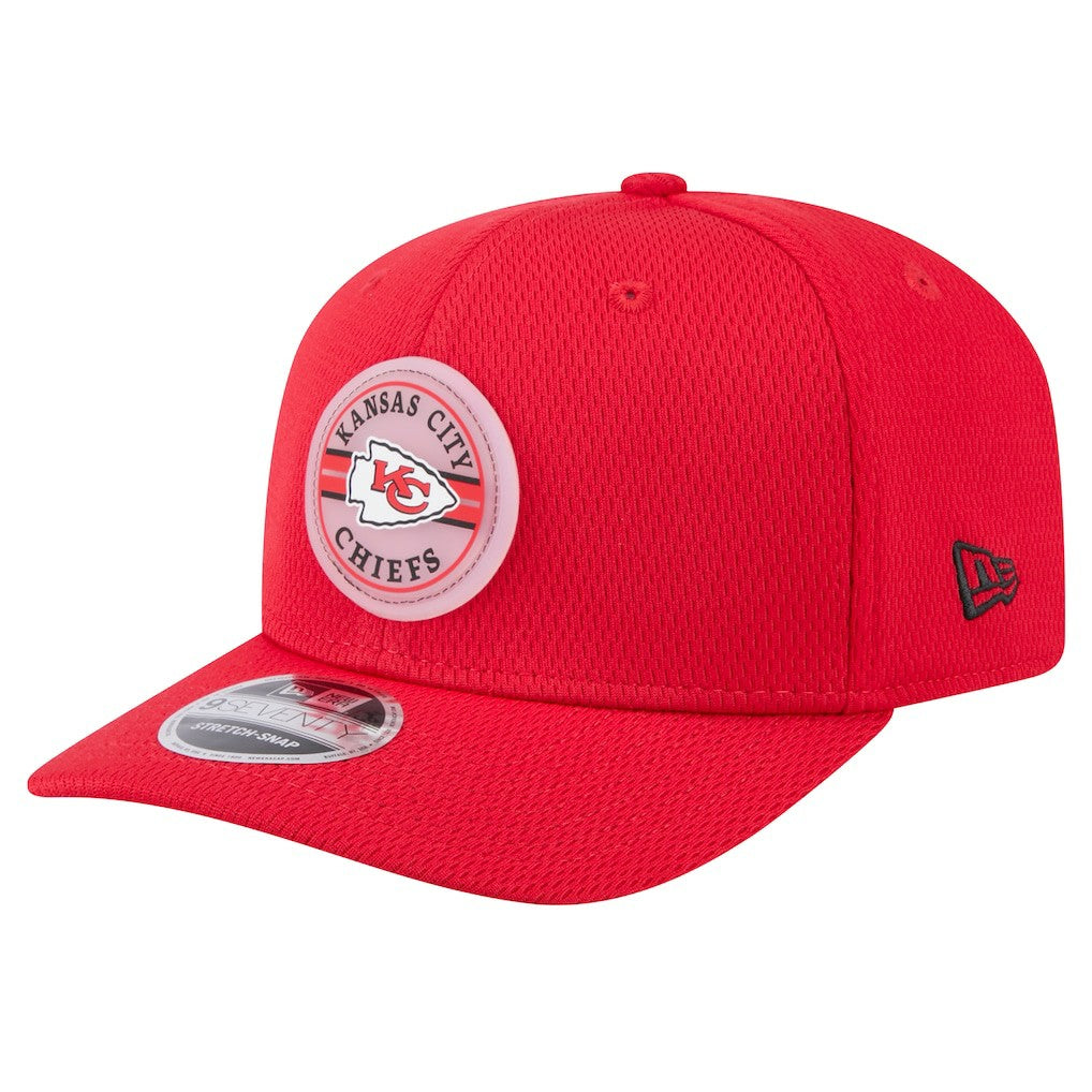 Kansas City Chiefs New Era Adventure Patched 9SEVENTY Stretch-Snap Adjustable Hat - Red discount
