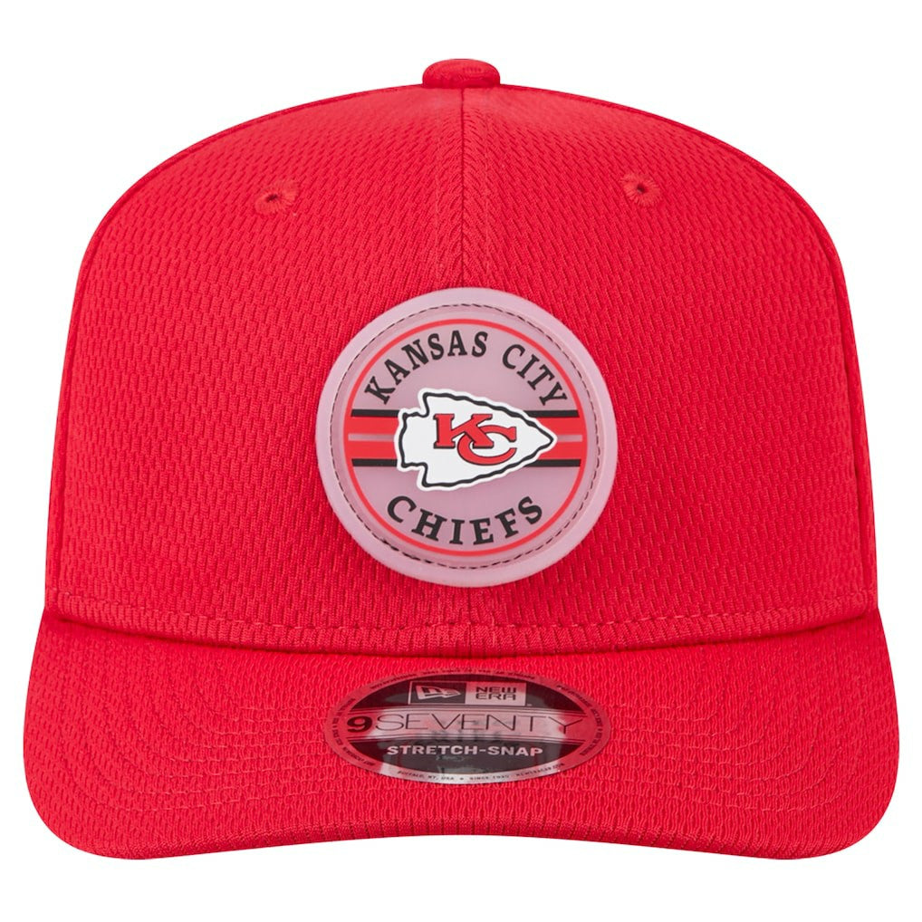 Kansas City Chiefs New Era Adventure Patched 9SEVENTY Stretch-Snap Adjustable Hat - Red discount