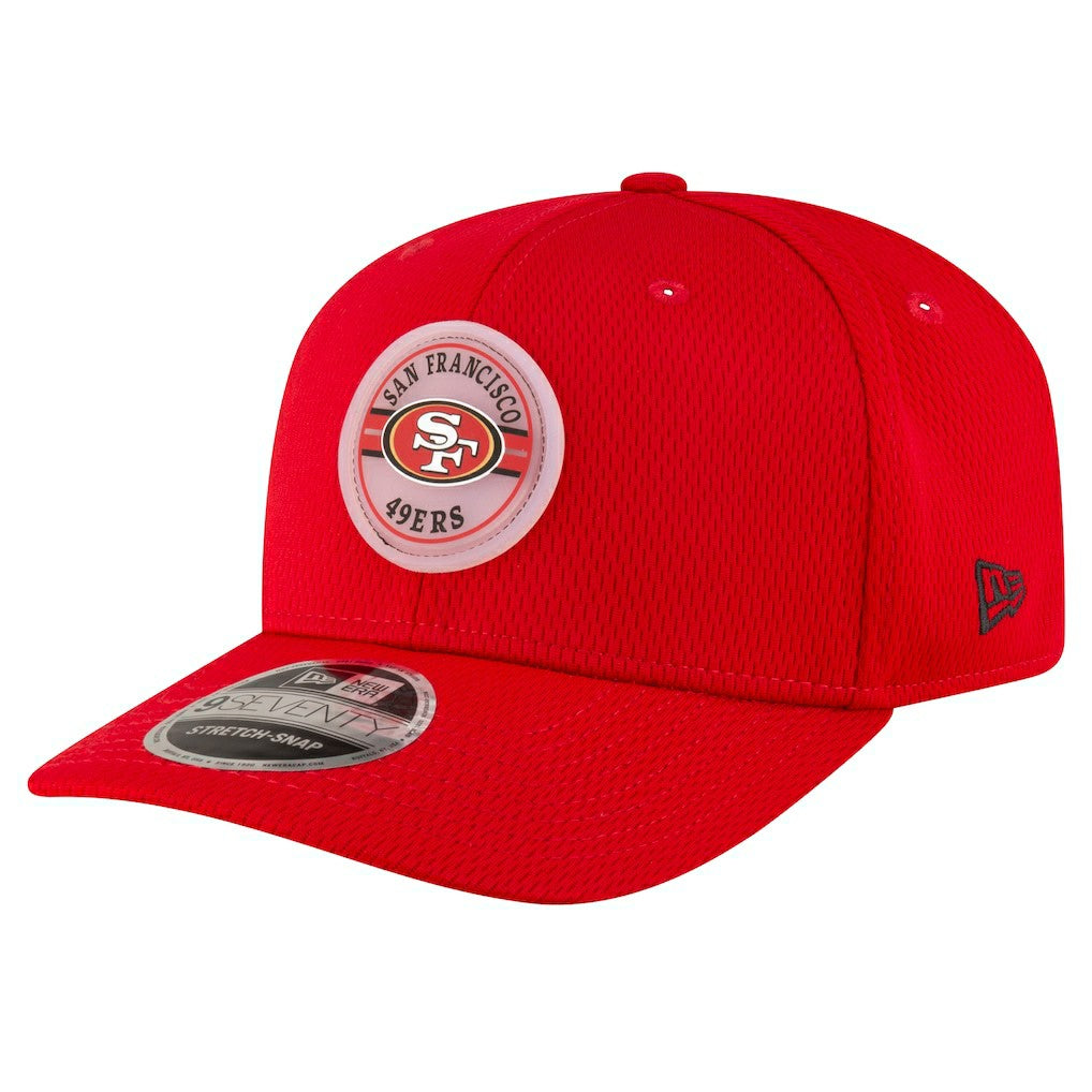 San Francisco 49ers New Era Adventure Patched 9SEVENTY Stretch-Snap Adjustable Hat - Scarlet cheap