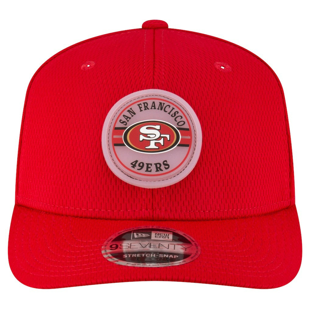 San Francisco 49ers New Era Adventure Patched 9SEVENTY Stretch-Snap Adjustable Hat - Scarlet cheap