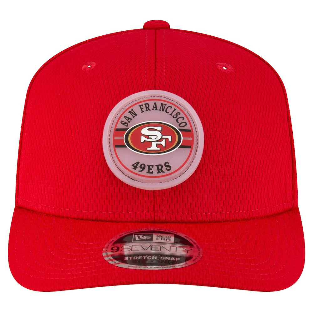 San Francisco 49ers New Era Adventure Patched 9SEVENTY Stretch-Snap Adjustable Hat - Scarlet cheap
