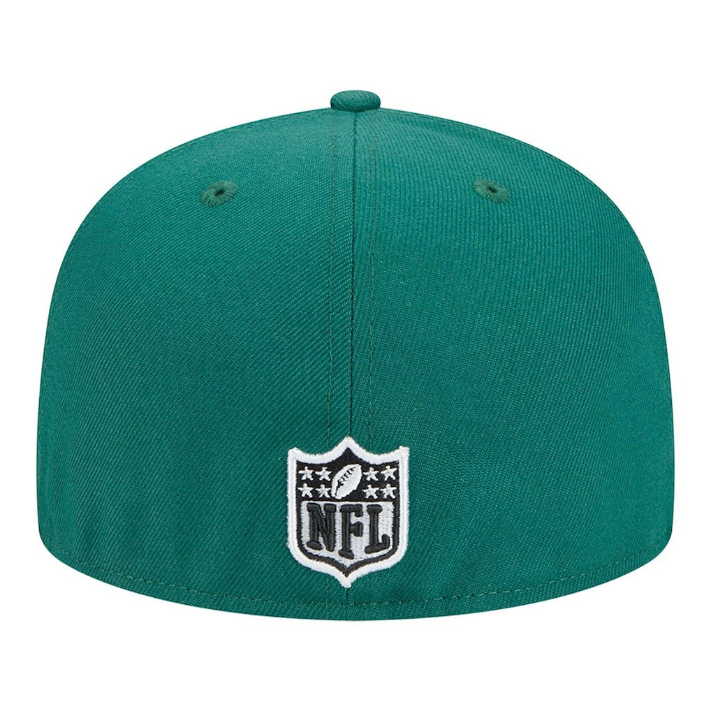 New York Jets New Era Script Sided 59FIFTY Fitted Hat - Green for sale