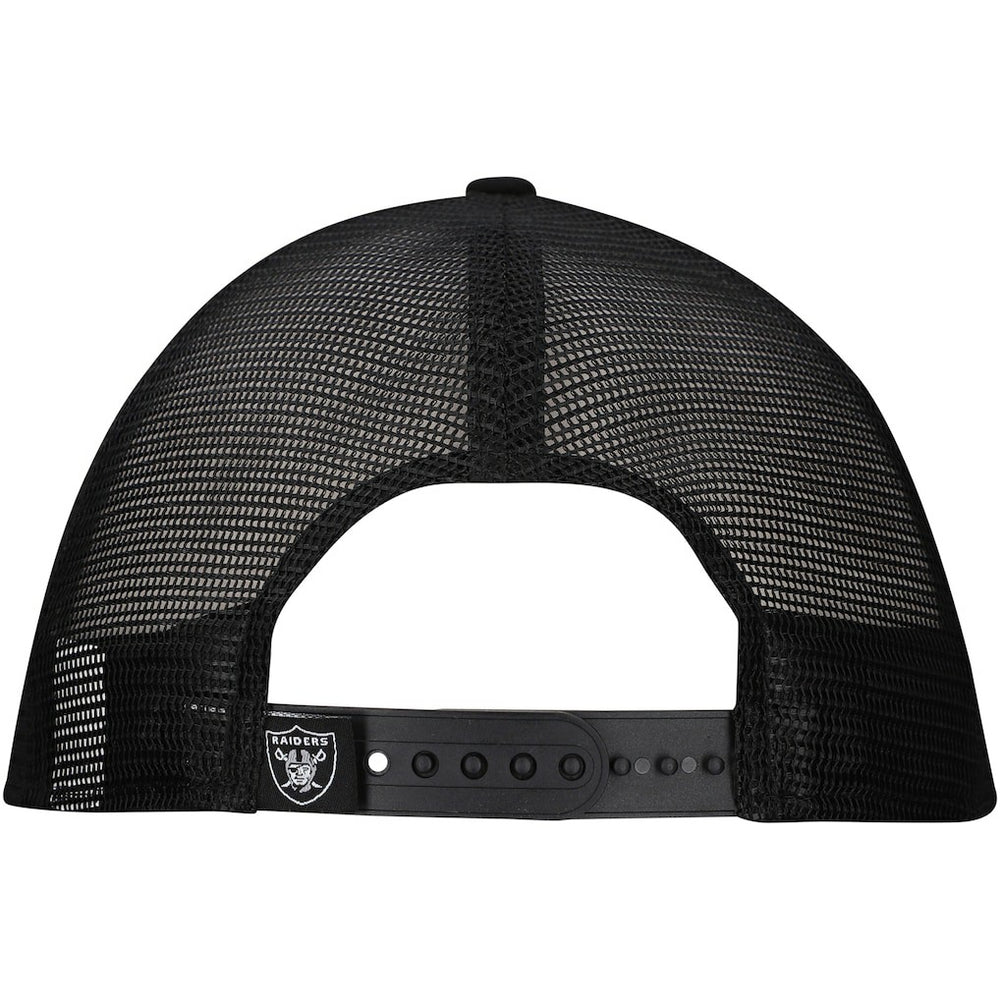 New Era Las Vegas Raiders Distressed 9FIFTY A-Frame Snapback Hat - White/Black for sale
