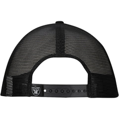 New Era Las Vegas Raiders Distressed 9FIFTY A-Frame Snapback Hat - White/Black for sale