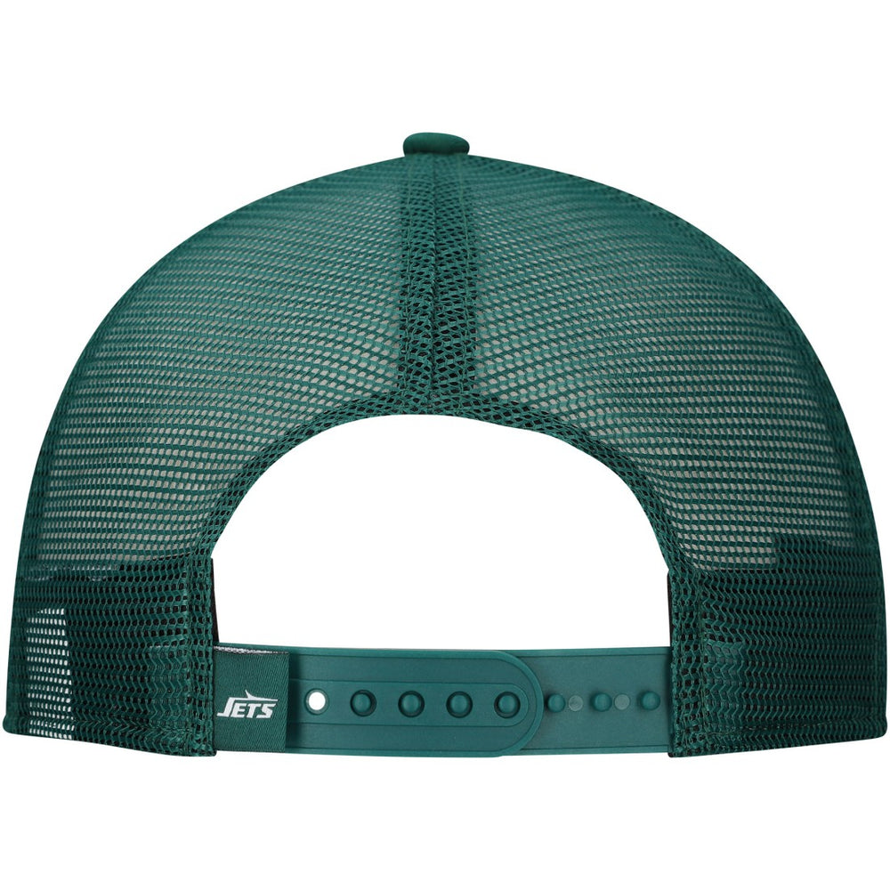 New Era New York Jets Distressed 9FIFTY A-Frame Snapback Hat - White/Green for sale