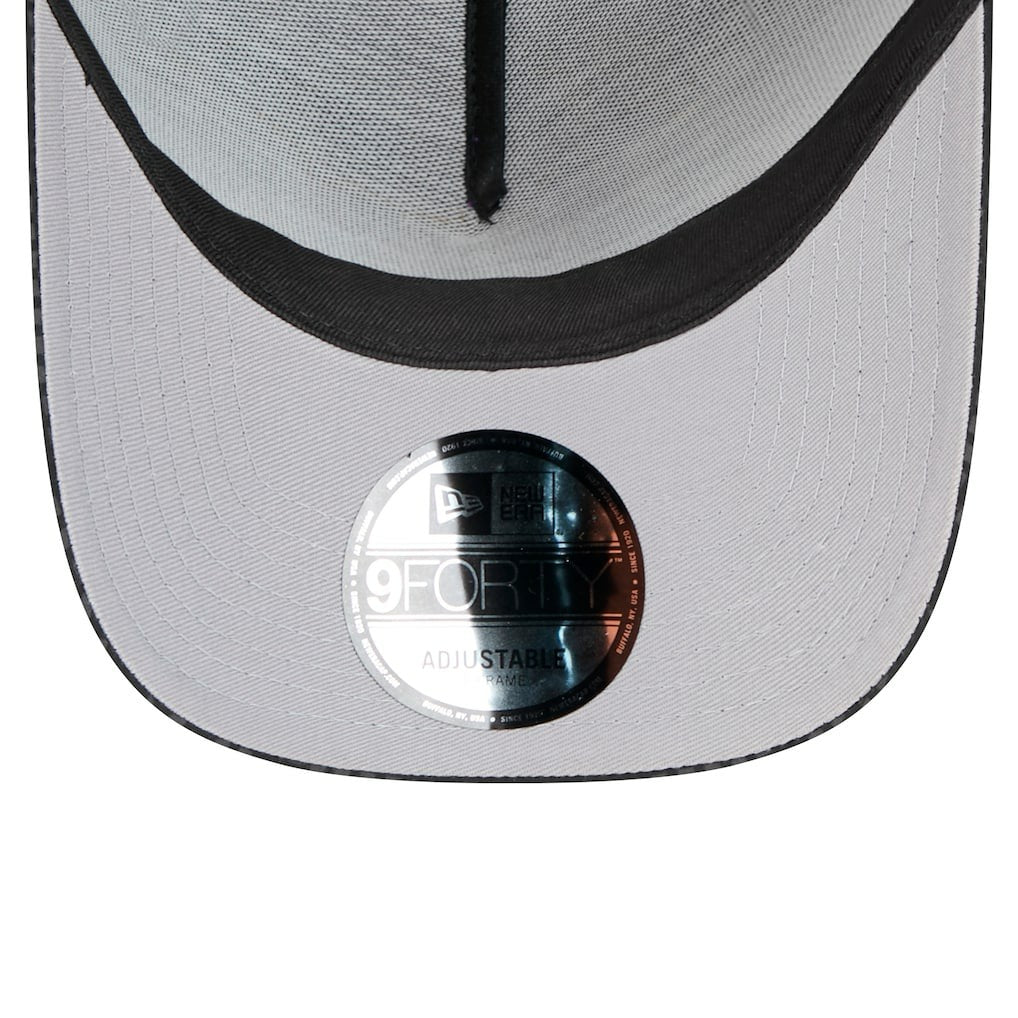 Cincinnati Bengals New Era Midnight Ink Tonal Text A-Frame Trucker 9FORTY Adjustable Hat - Black on sale