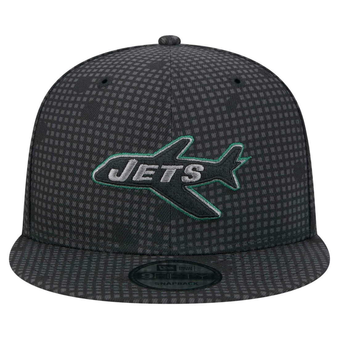 New Era New York Jets Black Midnight Ink Pop Outline 9FIFTY Snapback Hat cheap