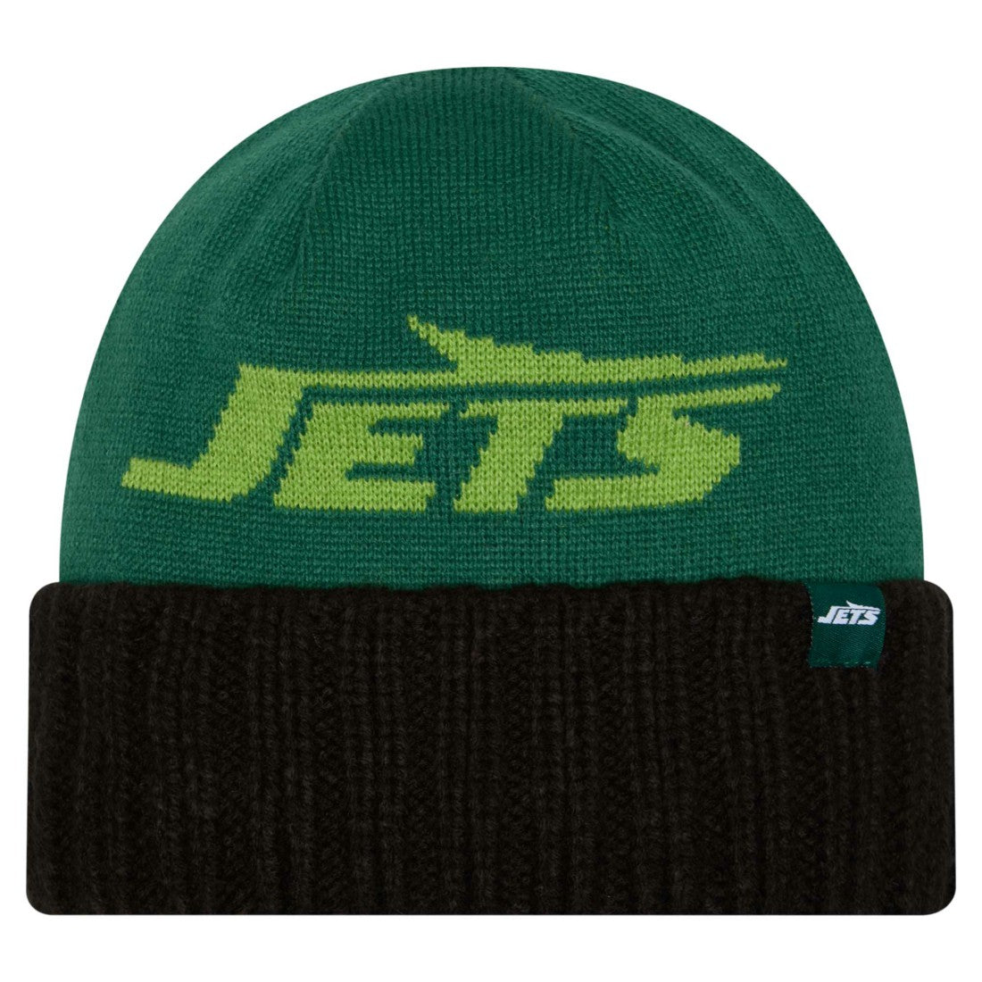 New York Jets New Era Oversize Cuffed Knit Hat - Green cheap