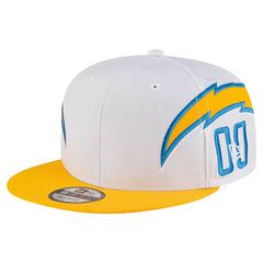 Los Angeles Chargers New Era Helmet 9FIFTY Snapback Hat - White discount