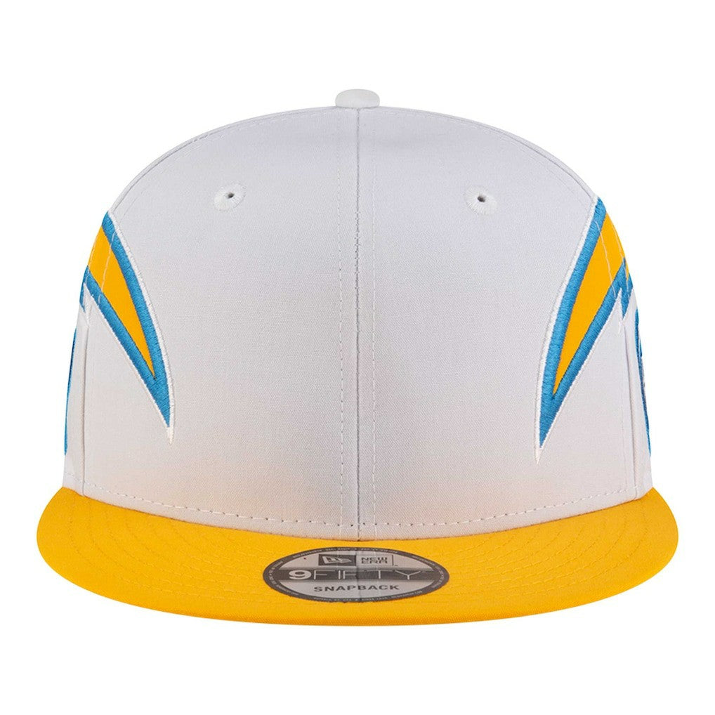 Los Angeles Chargers New Era Helmet 9FIFTY Snapback Hat - White discount
