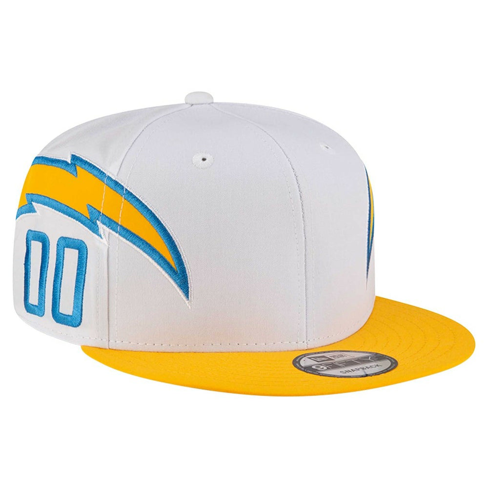 Los Angeles Chargers New Era Helmet 9FIFTY Snapback Hat - White discount