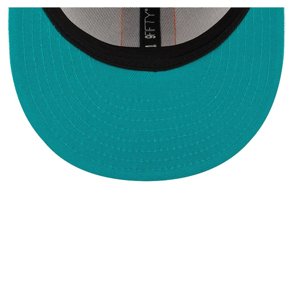 Miami Dolphins New Era Helmet 9FIFTY Snapback Hat - White sale