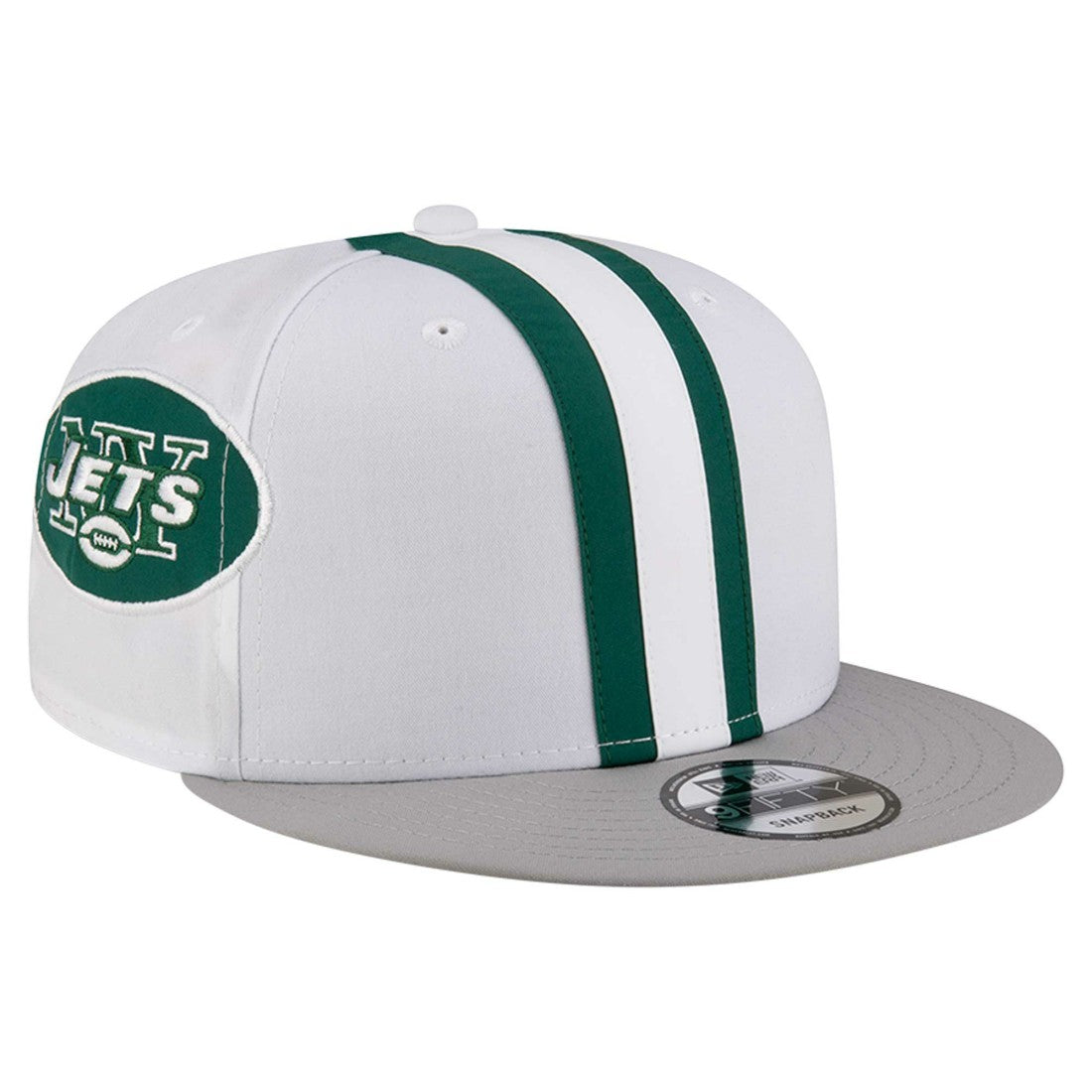 New York Jets New Era Throwback Helmet 9FIFTY Snapback Hat - White for sale