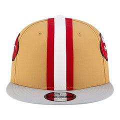 San Francisco 49ers New Era Throwback Helmet 9FIFTY Snapback Hat - Gold cheap