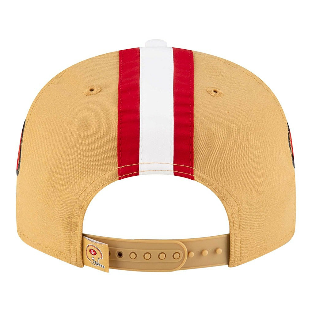 San Francisco 49ers New Era Throwback Helmet 9FIFTY Snapback Hat - Gold cheap