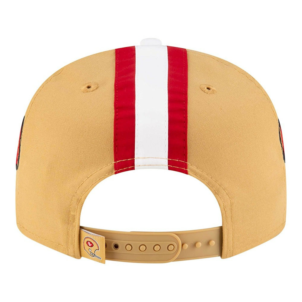 San Francisco 49ers New Era Throwback Helmet 9FIFTY Snapback Hat - Gold cheap