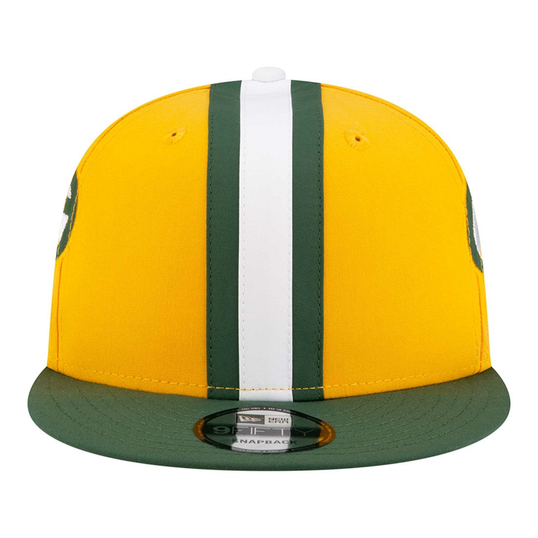 Green Bay Packers New Era Helmet 9FIFTY Snapback Hat - Gold on sale