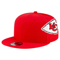 Kansas City Chiefs New Era Helmet 9FIFTY Snapback Hat - Red on sale