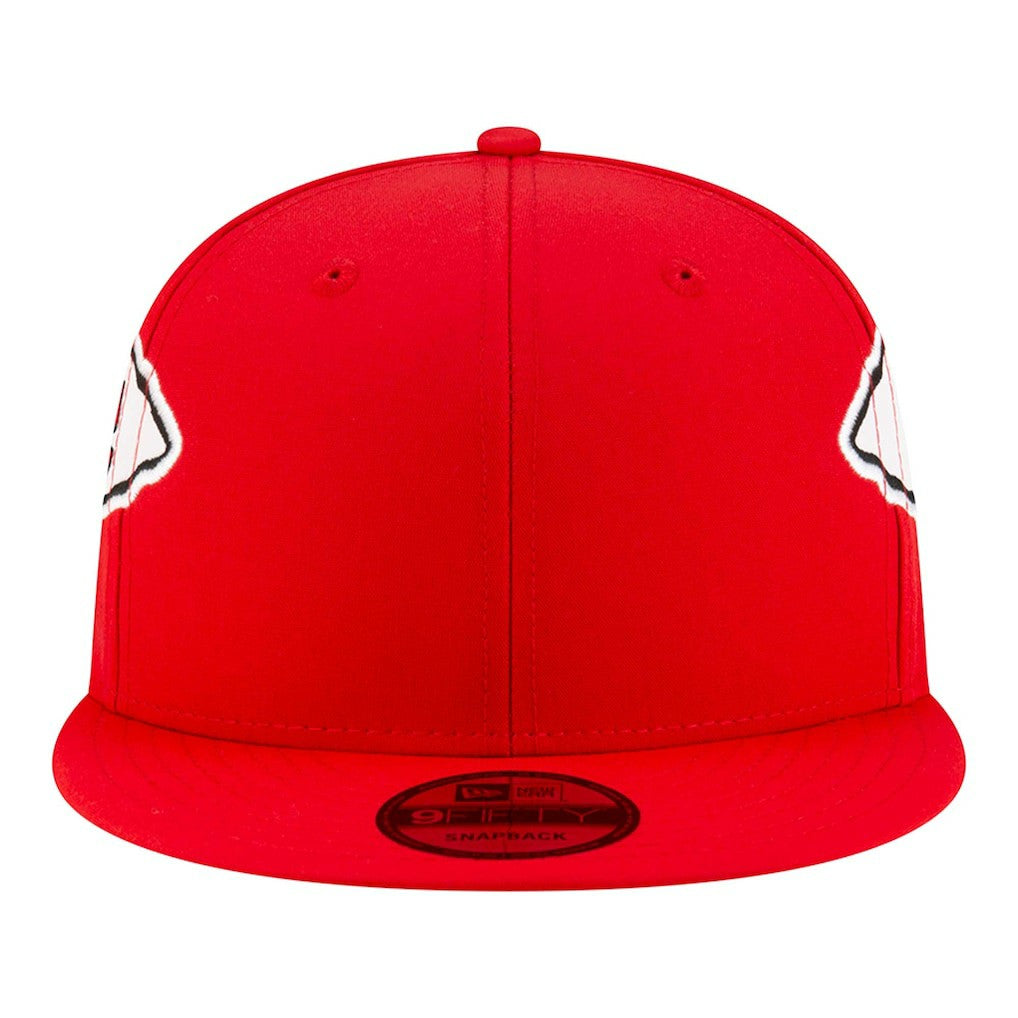 Kansas City Chiefs New Era Helmet 9FIFTY Snapback Hat - Red on sale