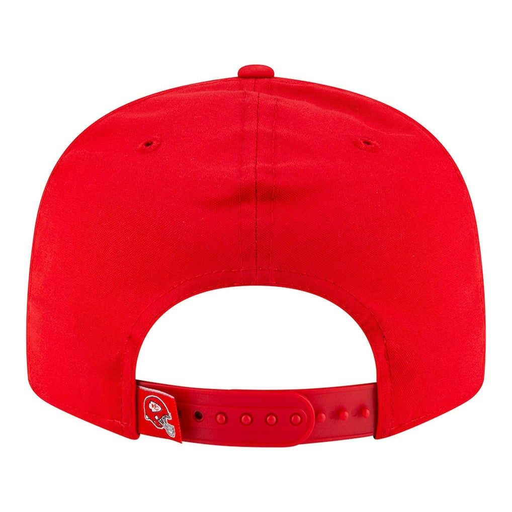 Kansas City Chiefs New Era Helmet 9FIFTY Snapback Hat - Red on sale