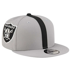Las Vegas Raiders New Era Helmet 9FIFTY Snapback Hat - Gray discount