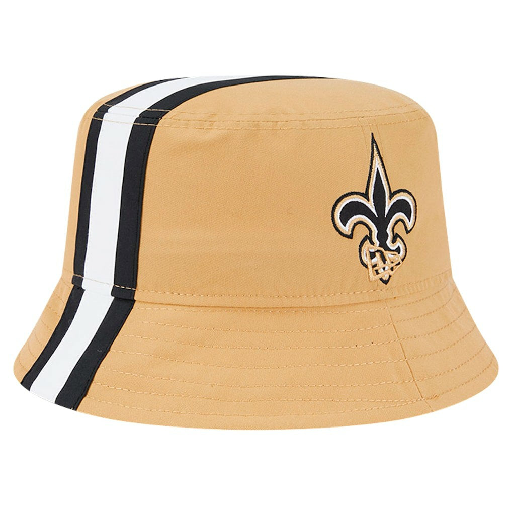 New Orleans Saints New Era Helmet Bucket Hat - Gold on sale
