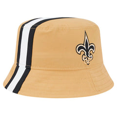 New Orleans Saints New Era Helmet Bucket Hat - Gold on sale