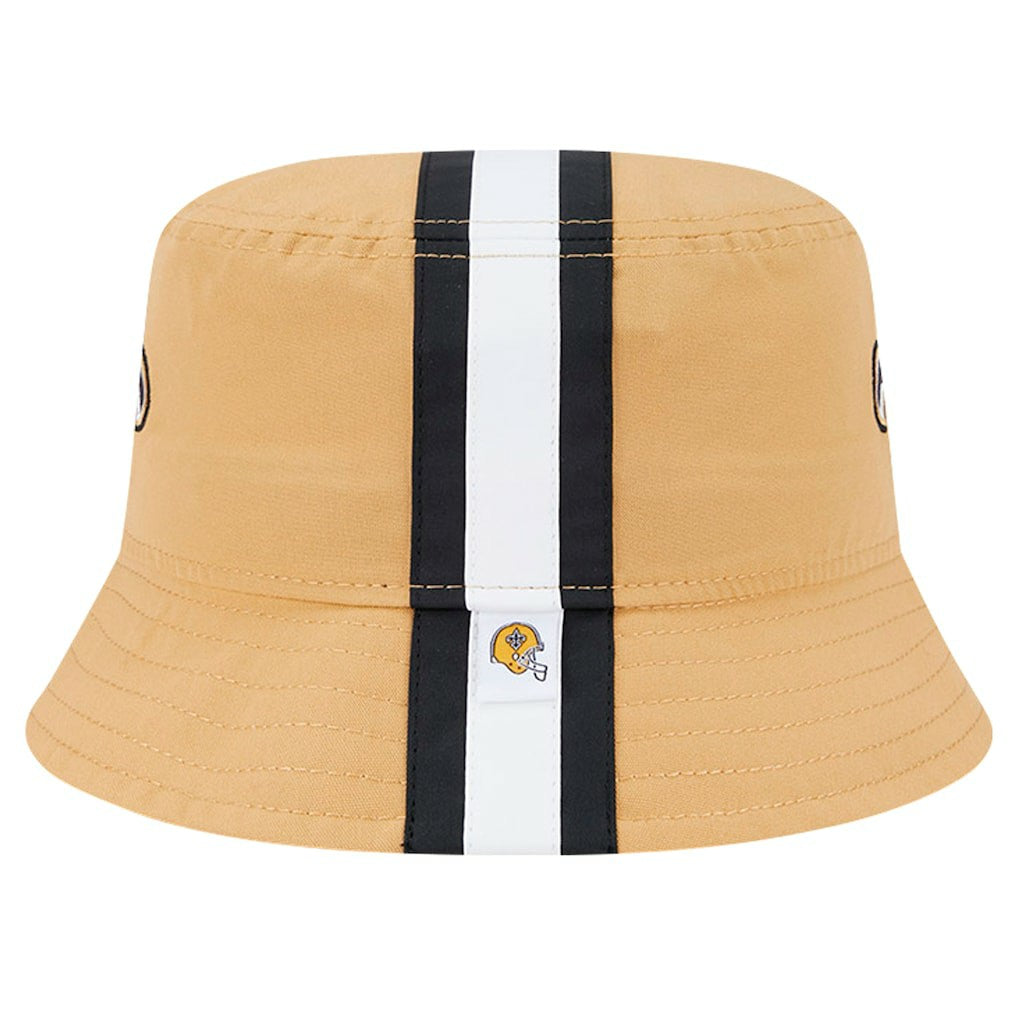 New Orleans Saints New Era Helmet Bucket Hat - Gold on sale