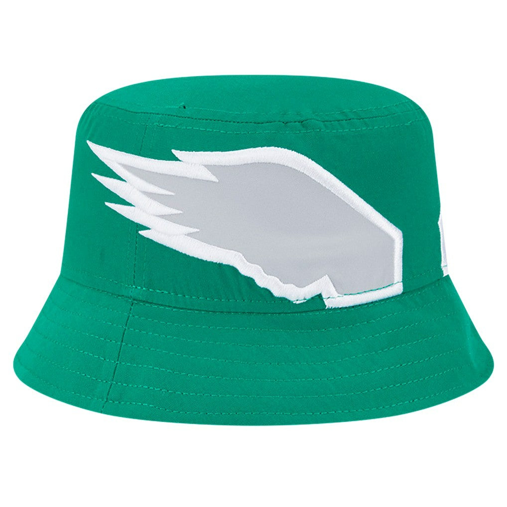 Philadelphia Eagles New Era Helmet Bucket Hat - Kelly Green cheap