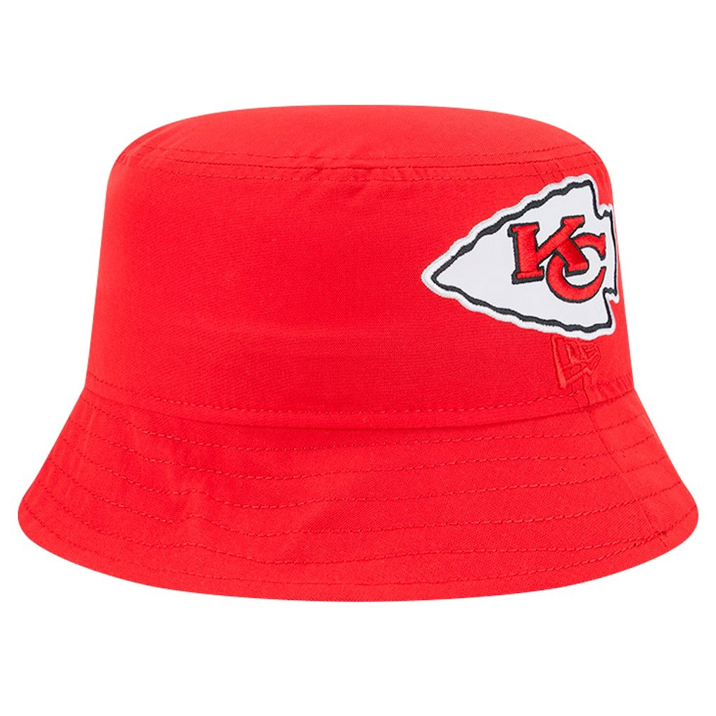 Kansas City Chiefs New Era Helmet Bucket Hat - Red for sale
