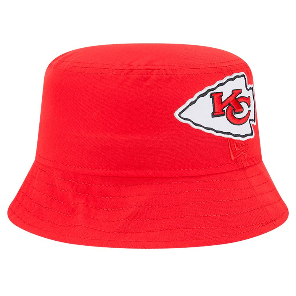 Kansas City Chiefs New Era Helmet Bucket Hat - Red for sale