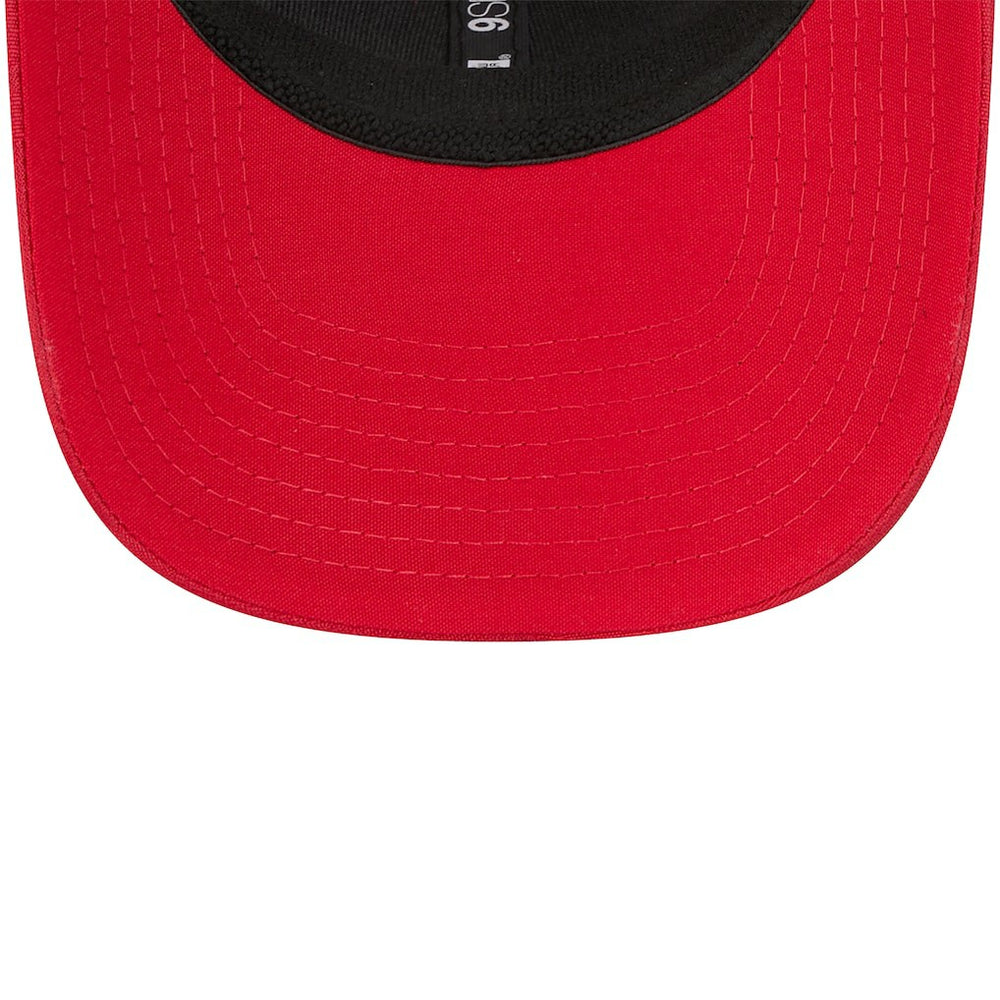 San Francisco 49ers New Era Adventure Camo Trucker 9SEVENTY Stretch-Snap Adjustable Hat - Scarlet sale
