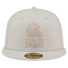 Cleveland Browns New Era Color Pack 59FIFTY Fitted Hat - Stone sale