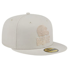 Cleveland Browns New Era Color Pack 59FIFTY Fitted Hat - Stone sale