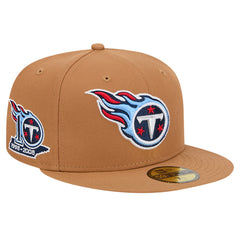 Tennessee Titans New Era Color Pack 59FIFTY Fitted Hat with Side Patch - Tan cheap