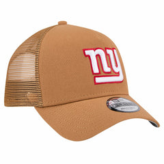 New York Giants New Era Color Pack A-Frame Trucker 9FORTY Adjustable Hat - Brown online