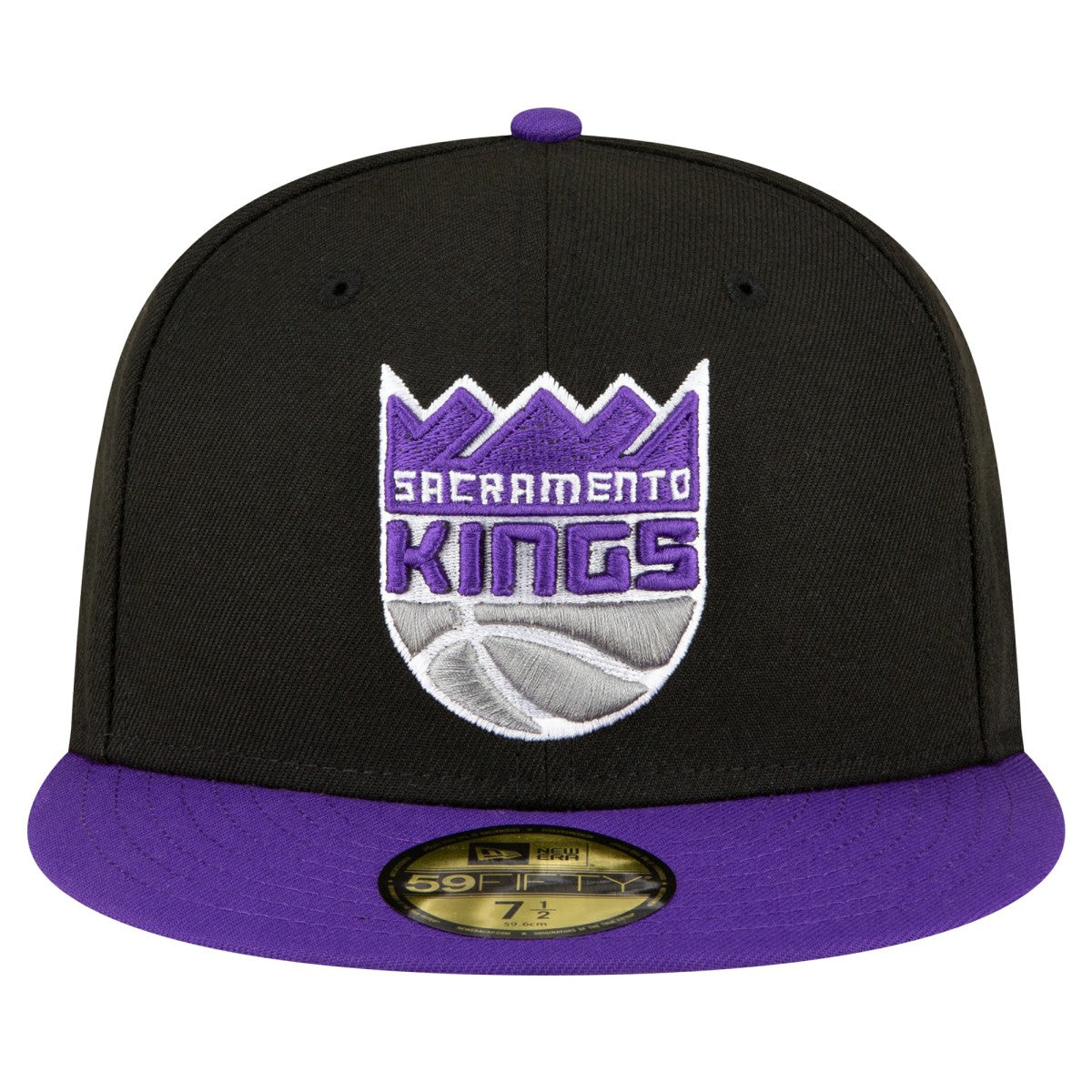 Sacramento Kings 2-Tone 59FIFTY Fitted Hat - Black/Purple for sale