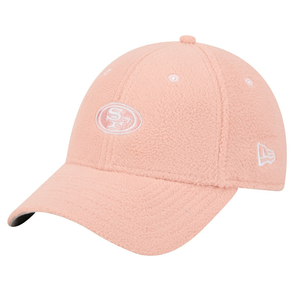San Francisco 49ers New Era Women's Cozy Sherpa 9FORTY Adjustable Hat - Light Pink online