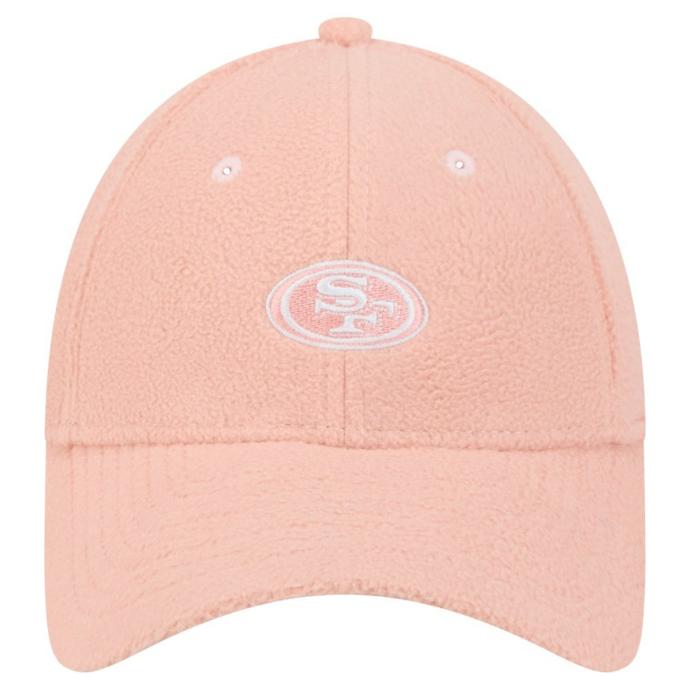 San Francisco 49ers New Era Women's Cozy Sherpa 9FORTY Adjustable Hat - Light Pink online