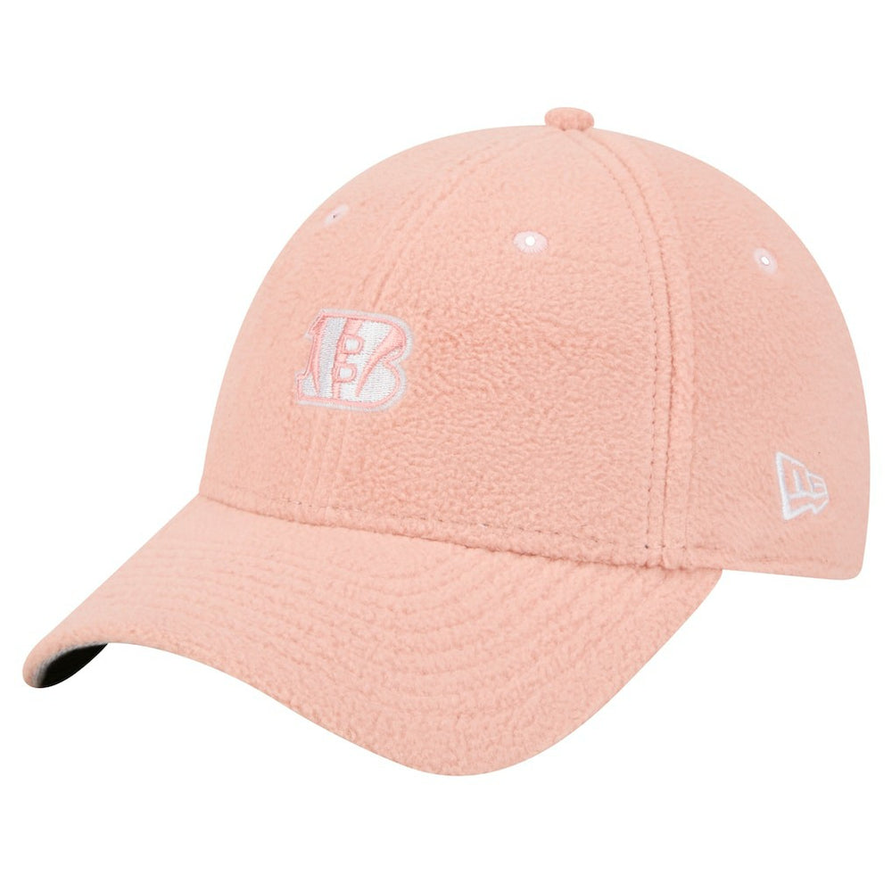 Cincinnati Bengals New Era Women's Cozy Sherpa 9FORTY Adjustable Hat - Light Pink on sale