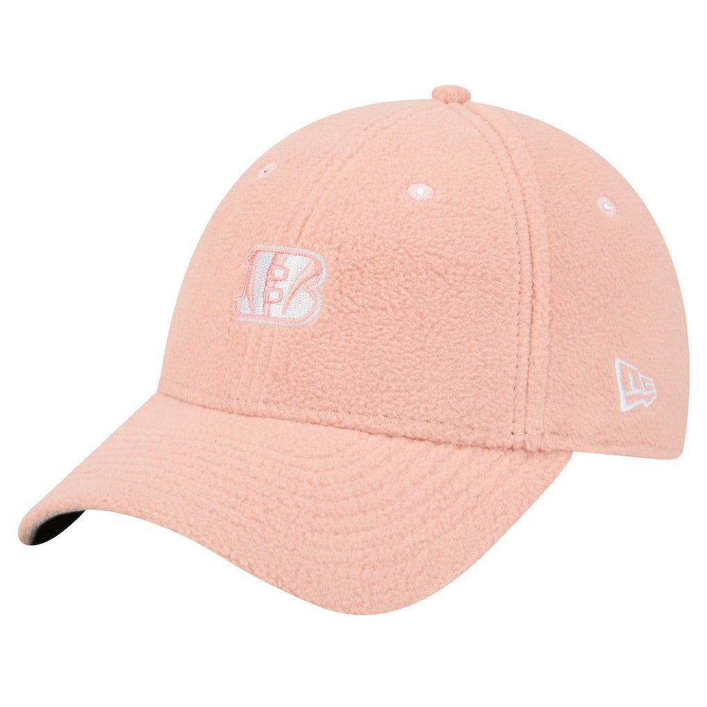 Cincinnati Bengals New Era Women's Cozy Sherpa 9FORTY Adjustable Hat - Light Pink on sale