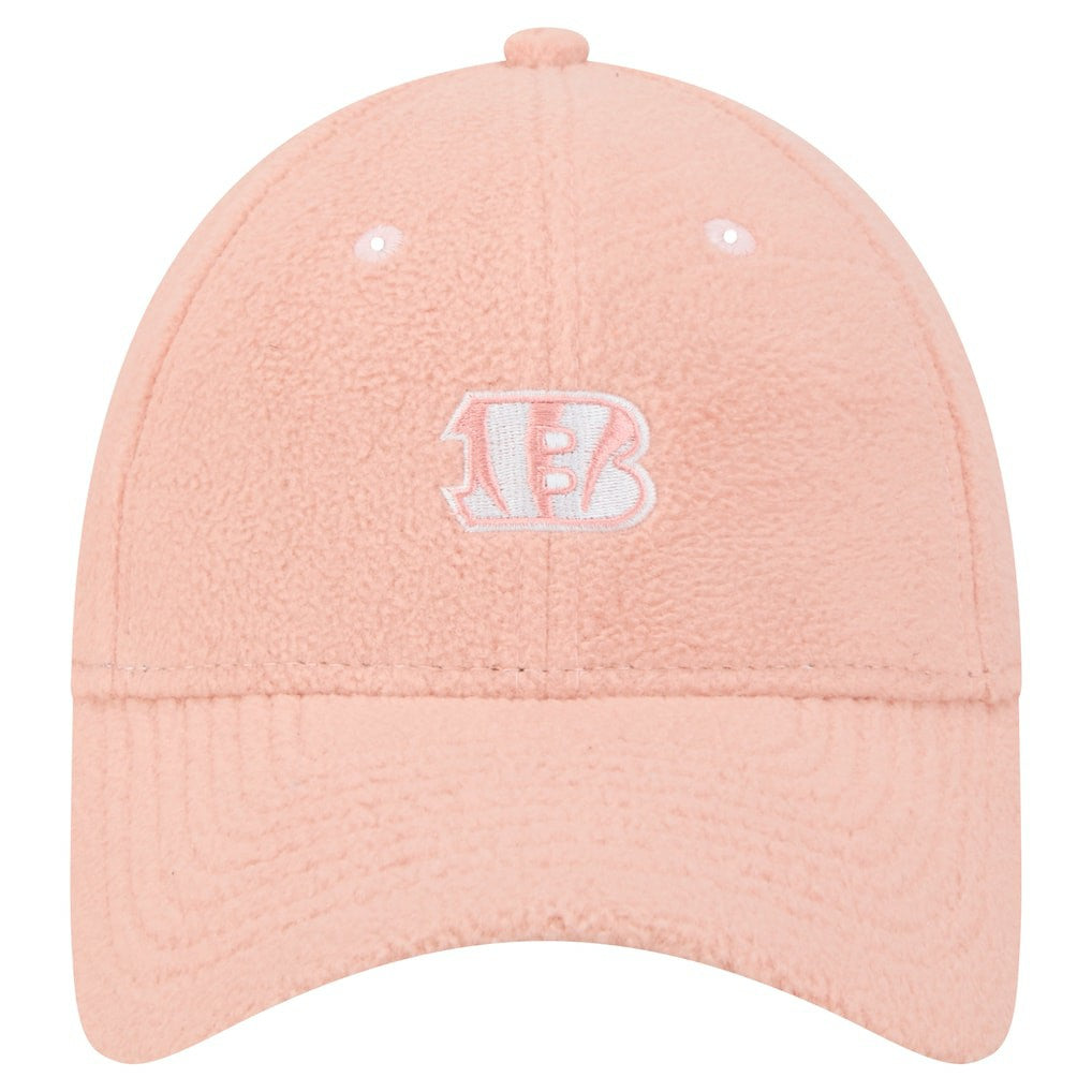 Cincinnati Bengals New Era Women's Cozy Sherpa 9FORTY Adjustable Hat - Light Pink on sale