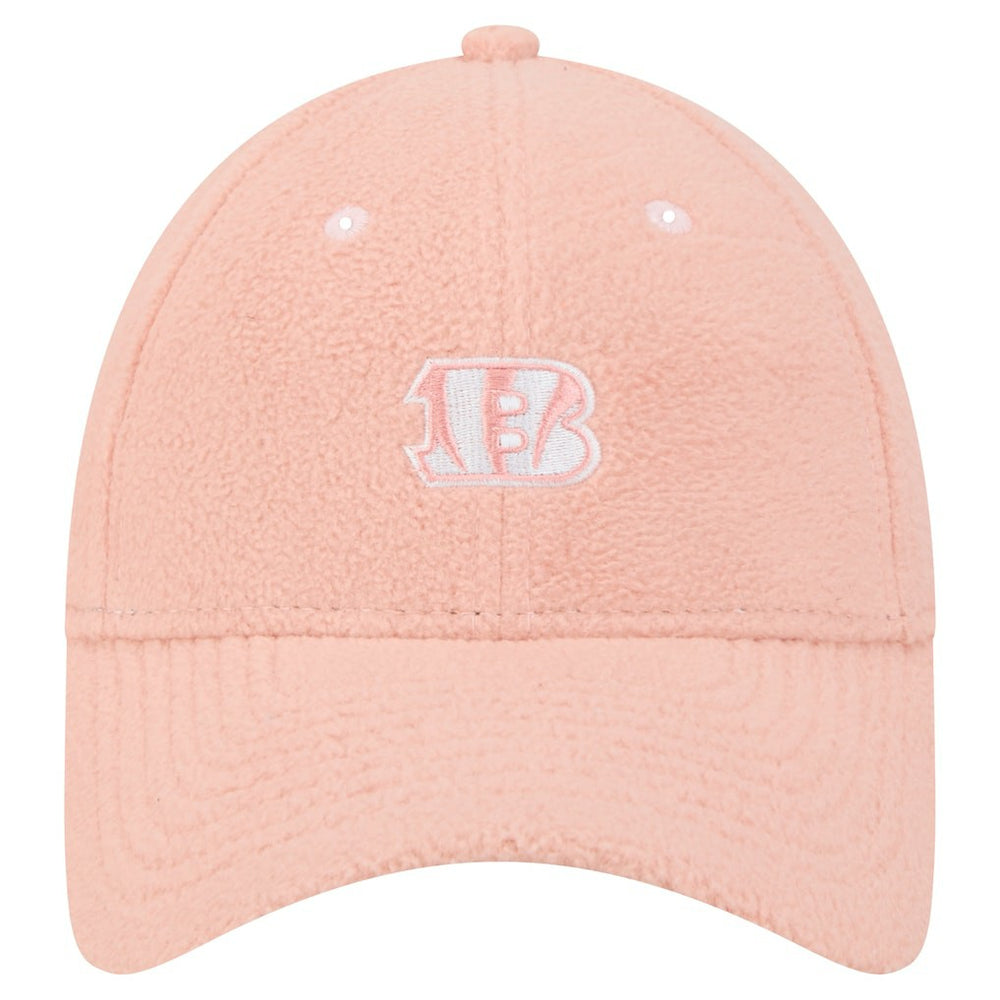 Cincinnati Bengals New Era Women's Cozy Sherpa 9FORTY Adjustable Hat - Light Pink on sale