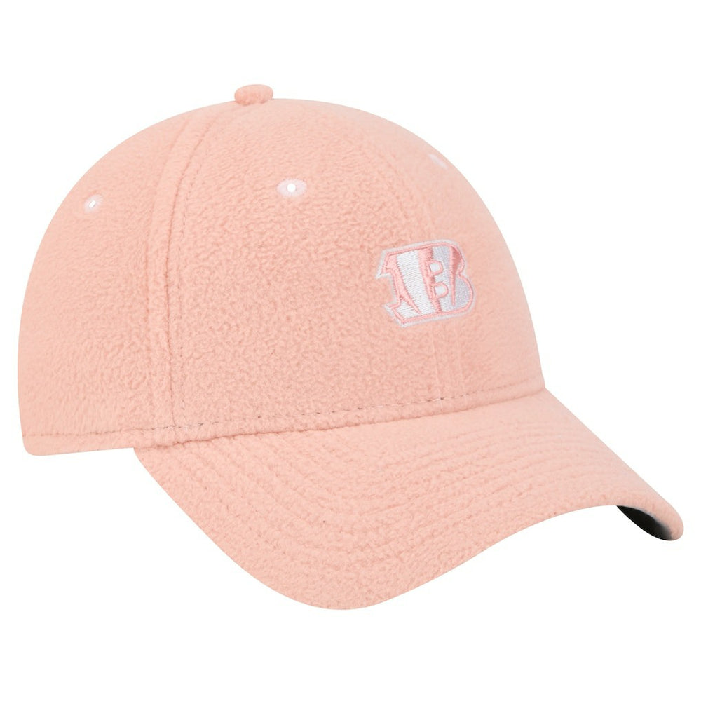 Cincinnati Bengals New Era Women's Cozy Sherpa 9FORTY Adjustable Hat - Light Pink on sale