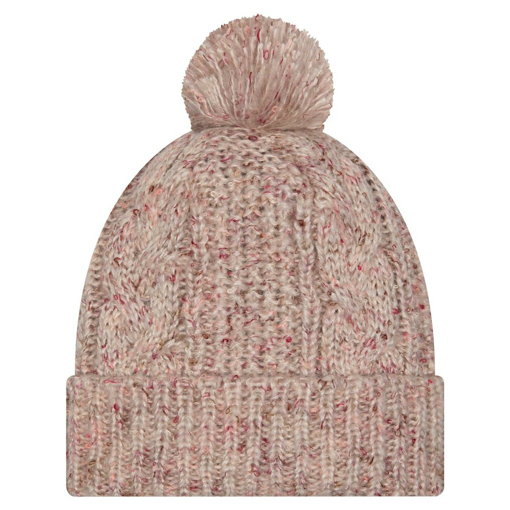 Jacksonville Jaguars New Era Women's Trendy Tone Cuffed Knit Hat with Pom - Stone online