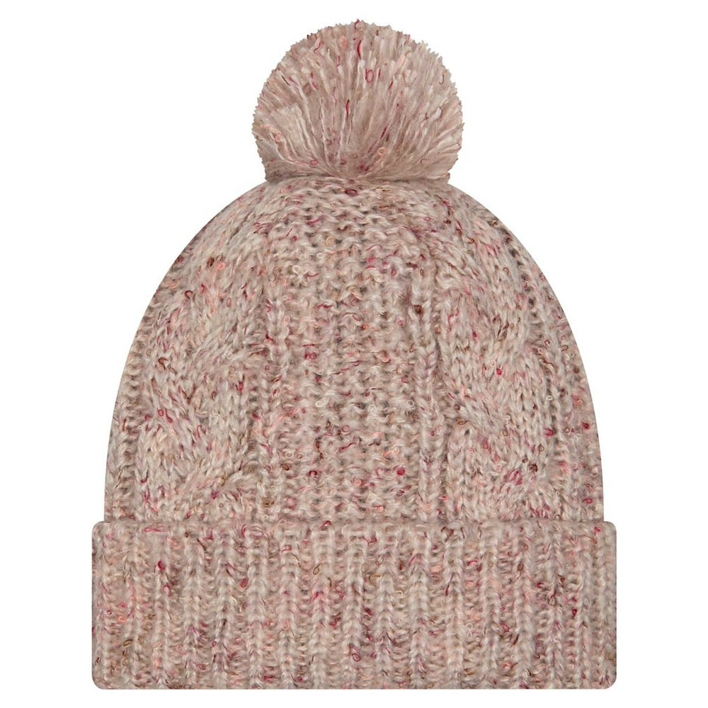 Jacksonville Jaguars New Era Women's Trendy Tone Cuffed Knit Hat with Pom - Stone online