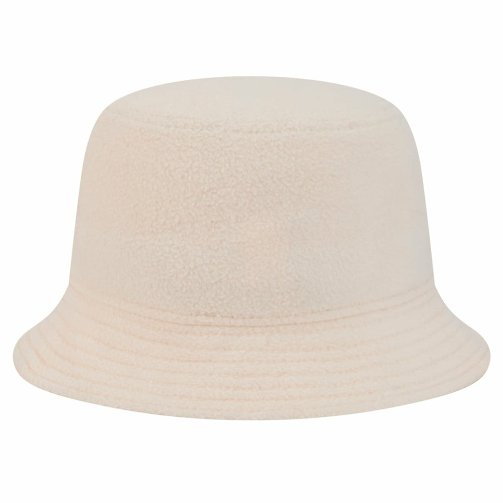Miami Dolphins New Era Women's Cozy Sherpa Bucket Hat - Cream on sale