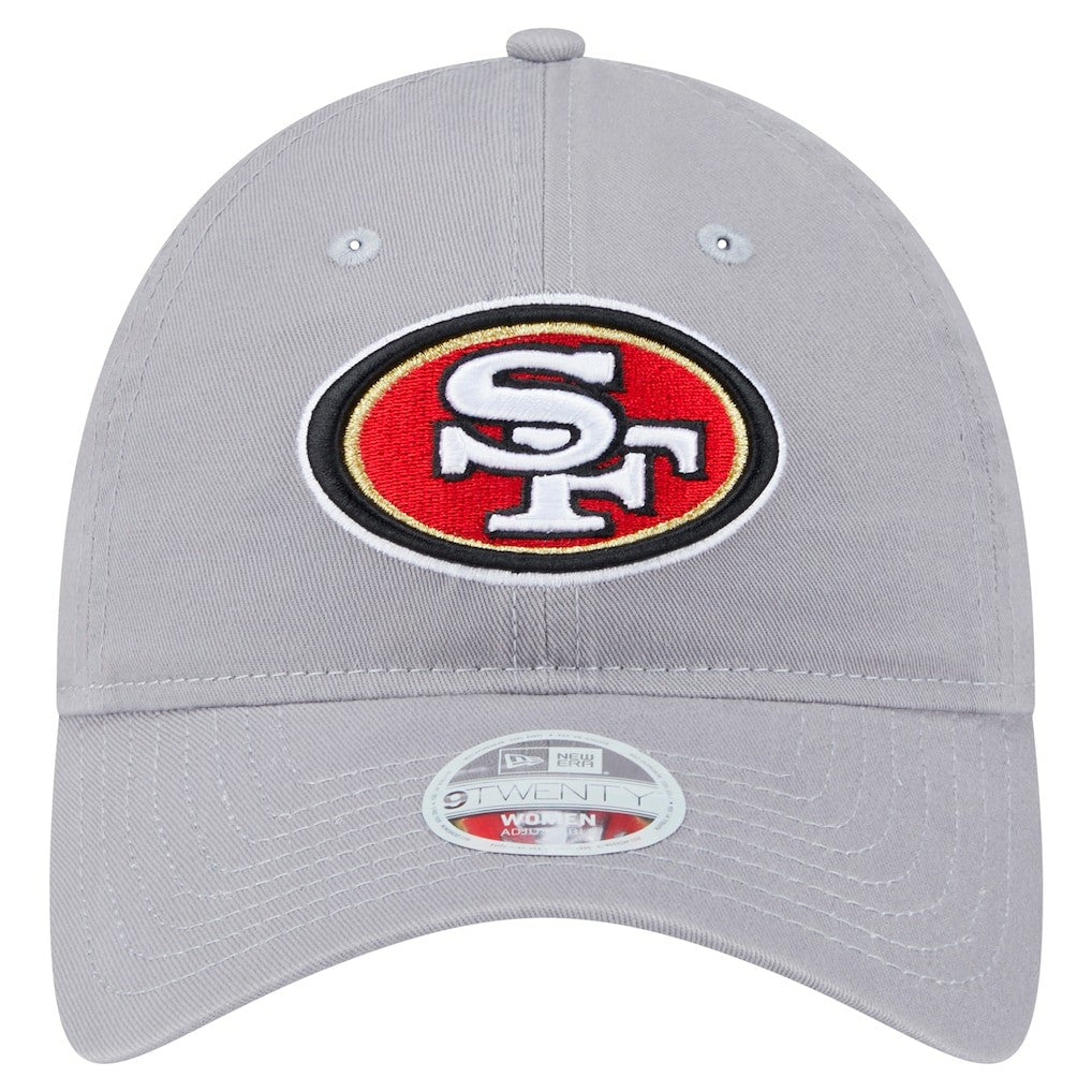 San Francisco 49ers New Era Women's Main 9TWENTY Adjustable Hat - Gray outlet