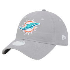 Miami Dolphins New Era Women's Main 9TWENTY Adjustable Hat - Gray for sale