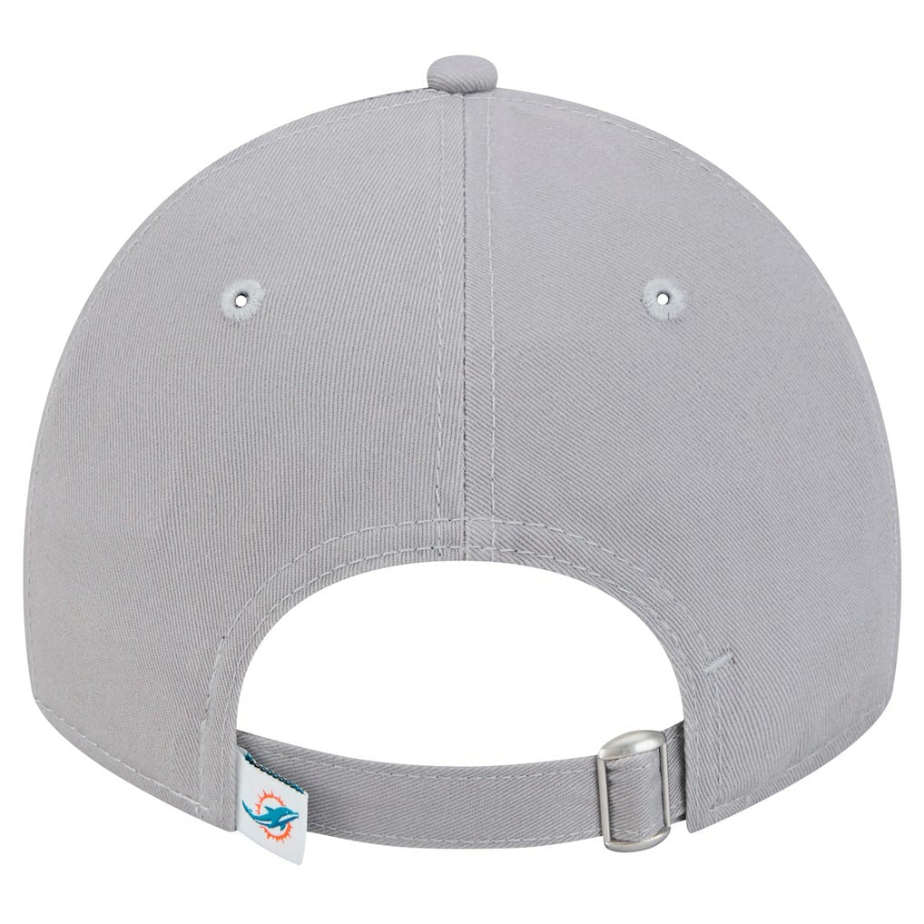 Miami Dolphins New Era Women's Main 9TWENTY Adjustable Hat - Gray for sale